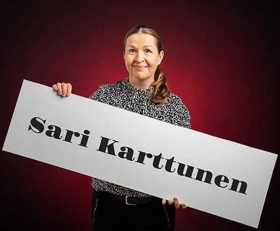 Sari Karttunen, myyntineuvottelija | Kiinteistönvälitys Mauri Ahvalo Oy LKV | Kiinteistönvälitys Joensuu